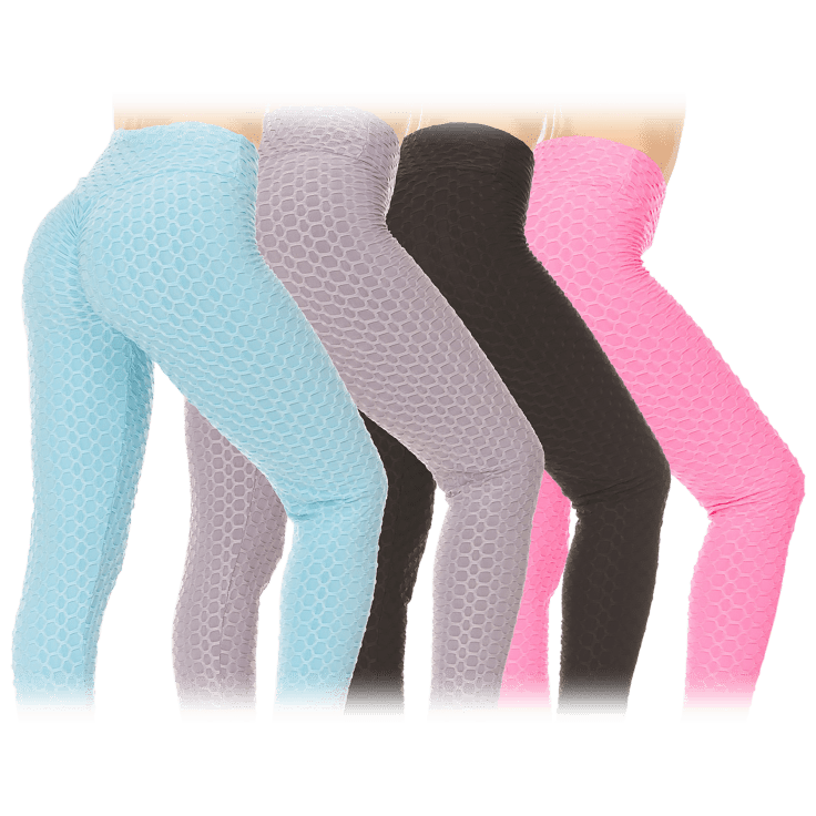 3-Pack Women's High-Waist Tummy Control Yoga Yummy Leggings, Stretchy Soft  Pants