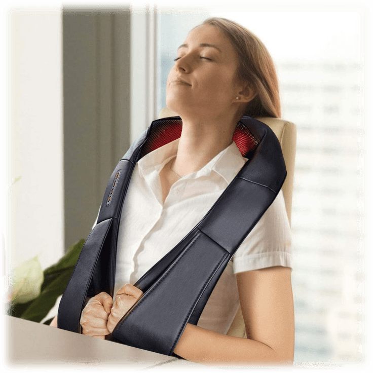 iHome Shiatsu Massage Pro Cordless Neck & Shoulder Massager