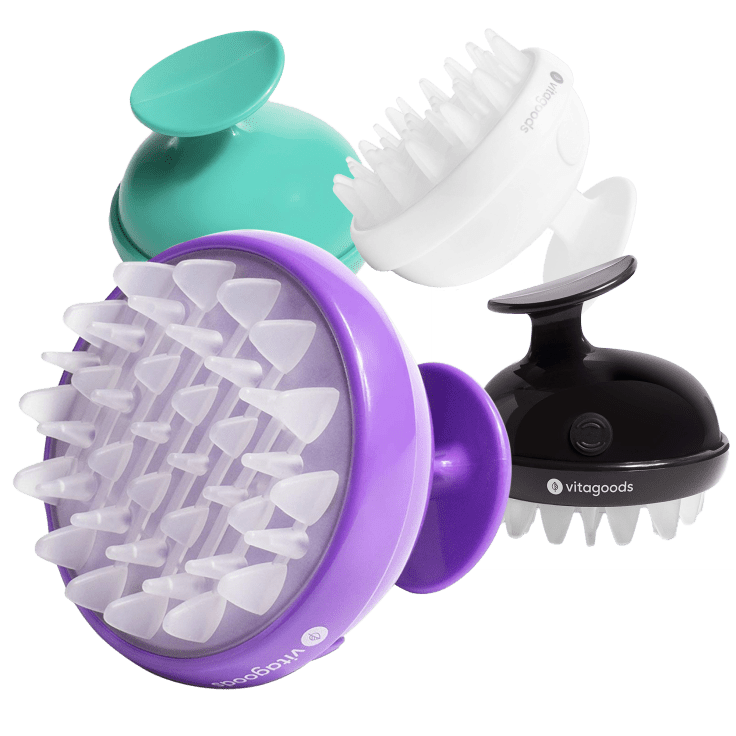 vitagoods scalp massaging shampoo brush