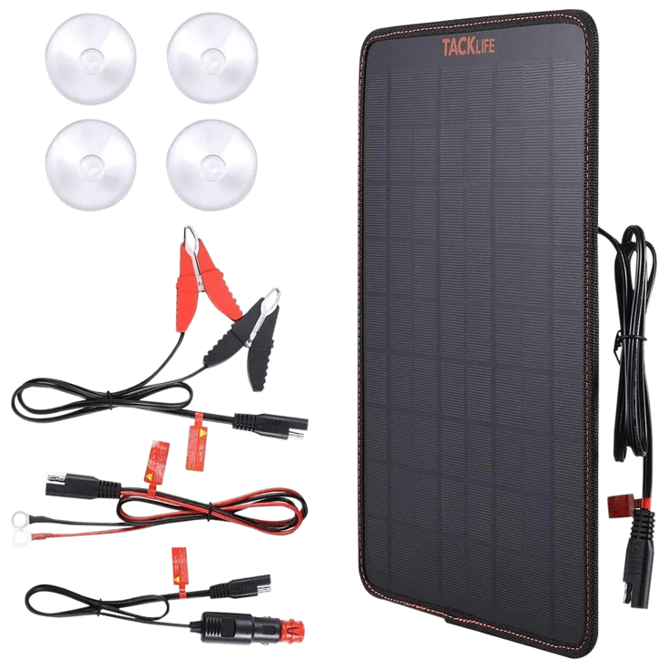 MorningSave Tacklife Solar Panel, Portable Solar Charger 10 Watt Power