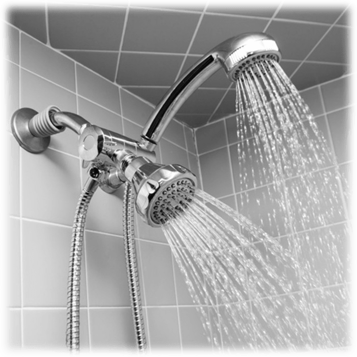5-Function Dual Shower Head and Massager Set 