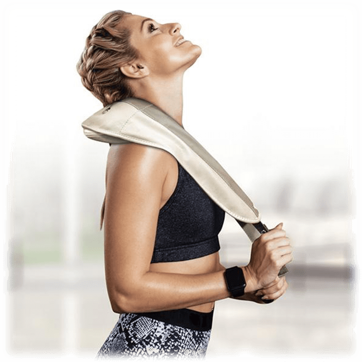 MorningSave: Sharper Image Vibrating Neck Massaging Travel Pillow