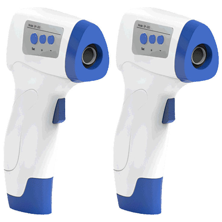 2-Pack Clenera Non-Contact Infrared Digital Forehead Thermometer