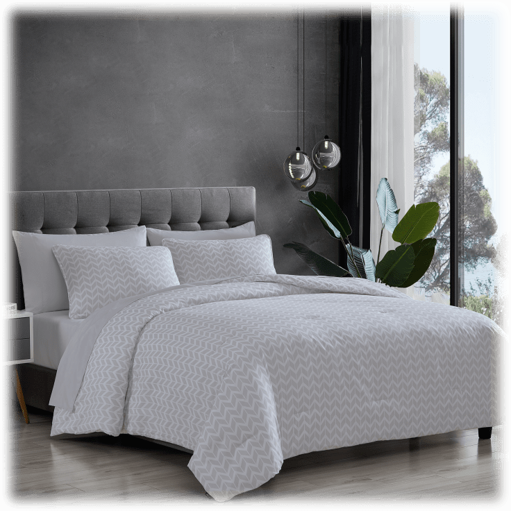 SideDeal The Nesting Company Pine 7 Piece Bed in a Bag Comforter Set