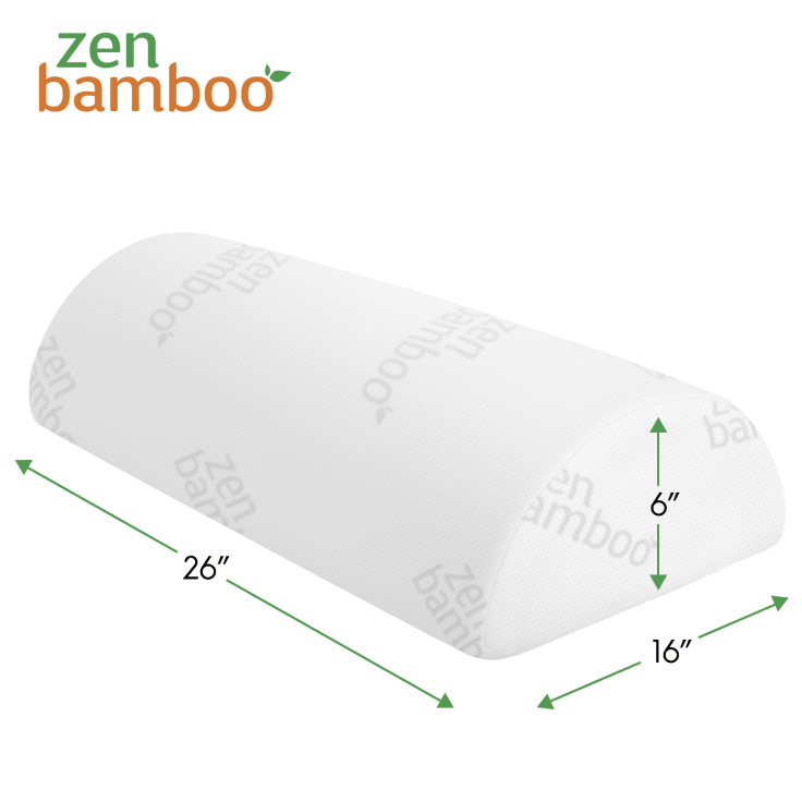 MorningSave Zen Collection Half Moon Pillow