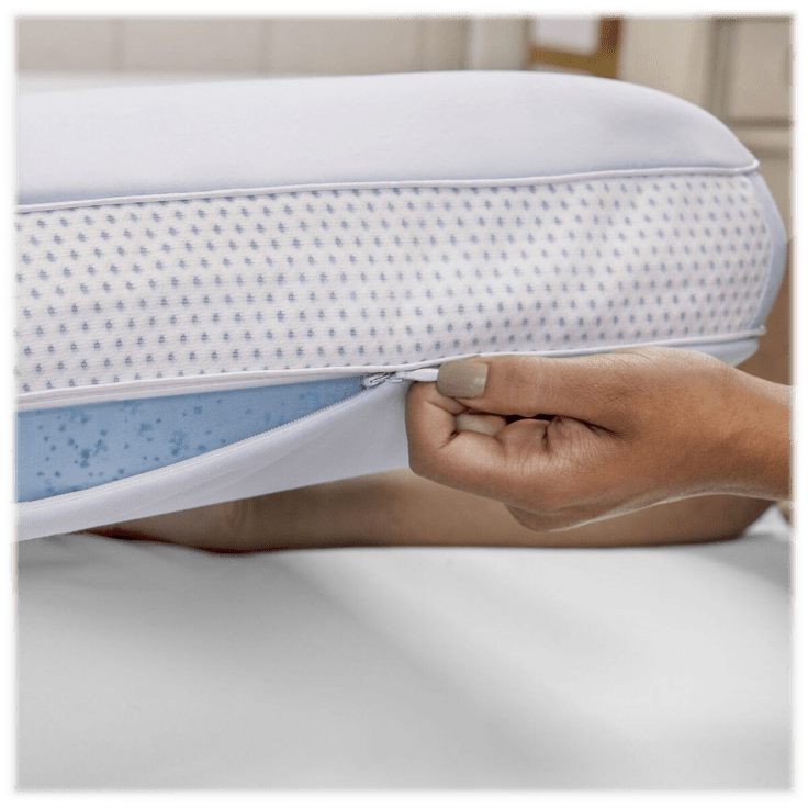 MorningSave iDEAL Comfort by SensorPedic Gel Memory Foam Firm Pillow