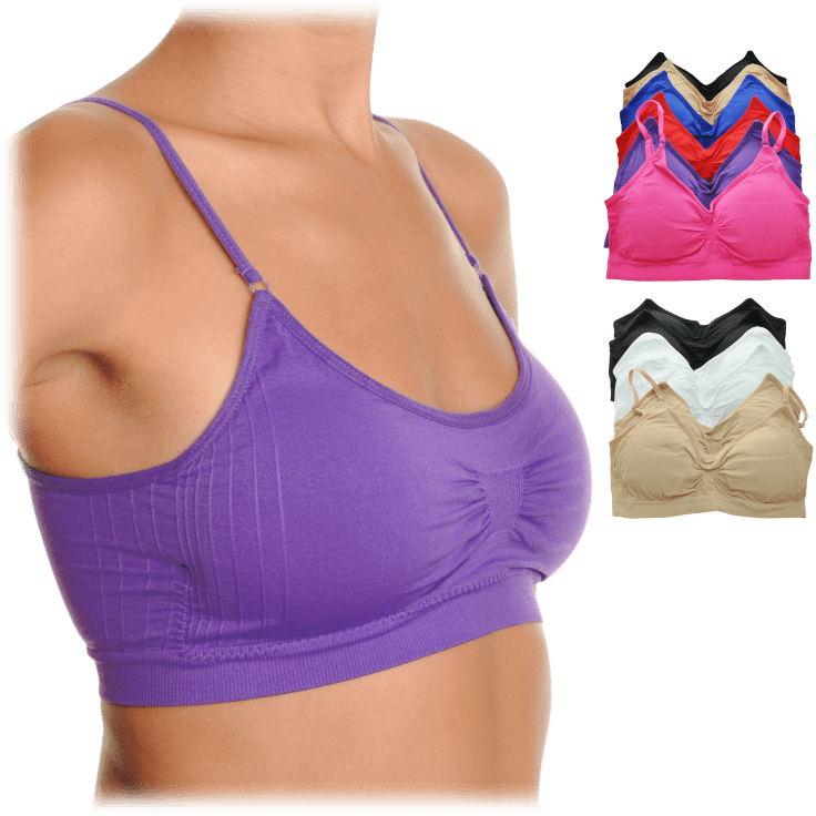 bralette with removable pads