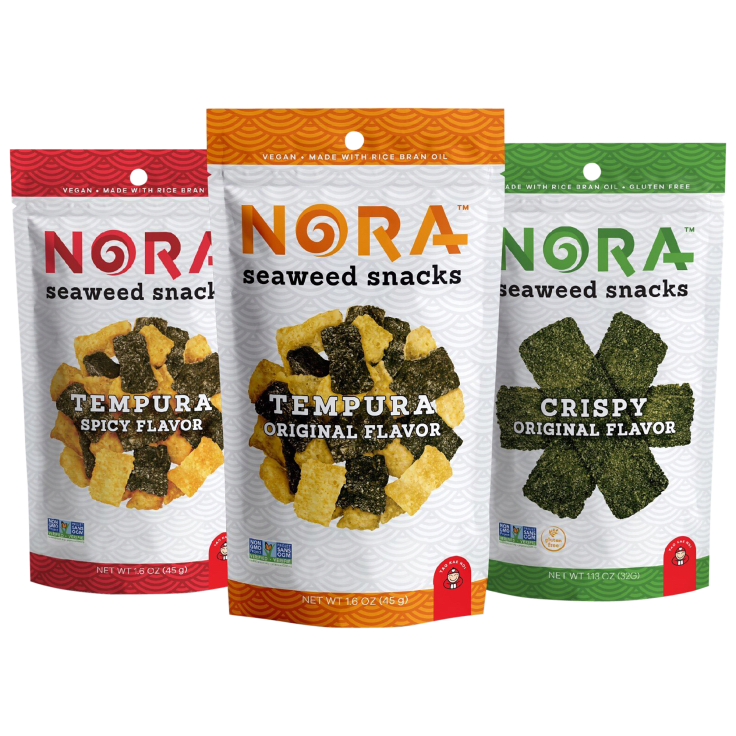SideDeal 12Pack Variety Nora Seaweed Snacks 1.6oz