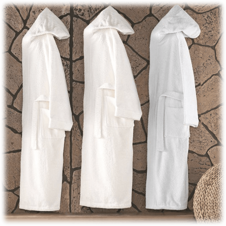 MorningSave Enchante Home Hooded Turkish Cotton Bath Robe