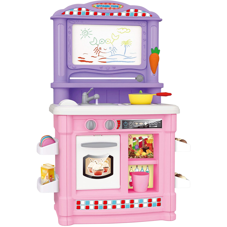 BRITENWAY Kids Kitchen Toy Set, Educational Kitchen Play