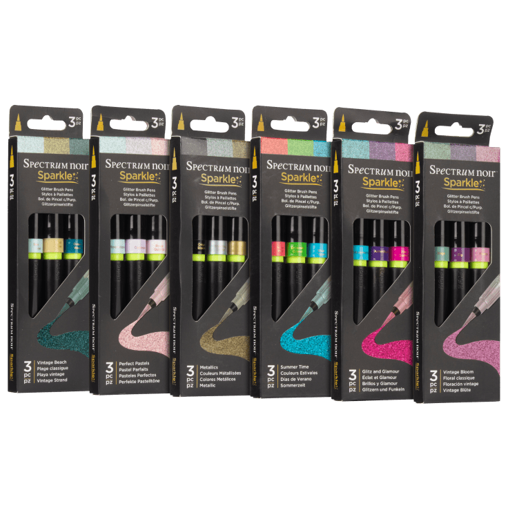 Spectrum Noir Sparkle Pens 3pc Set - Glitz & Glamour