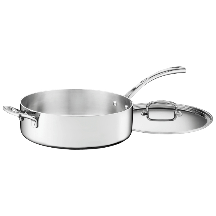 Forever Stainless Non-Stick Stir Fry Pan with Helper Handle & Cover (14), Cuisinart