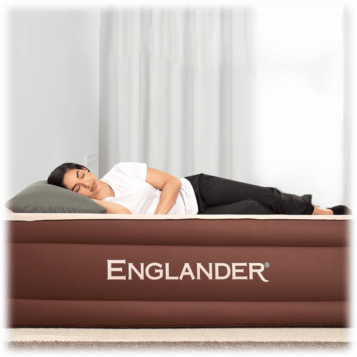 MorningSave Englander DoubleHigh QueenSize Inflatable Mattress with
