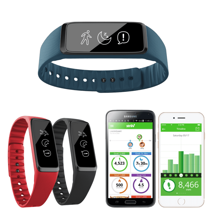 Striiv Fusion Aktivity Tracker & Smartwatch Touchscreen gehärtetes Ion-Glas 