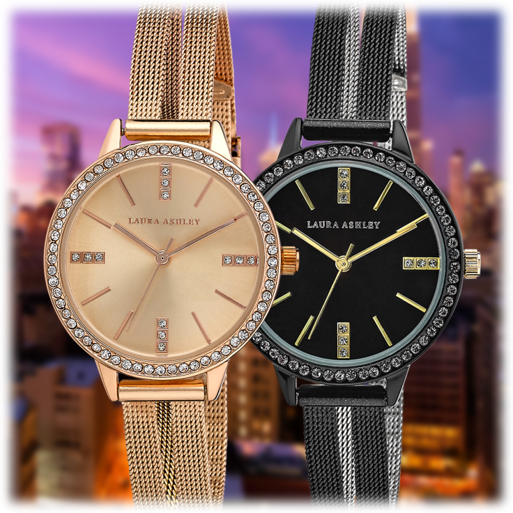 Laura ashley split mesh watch sales