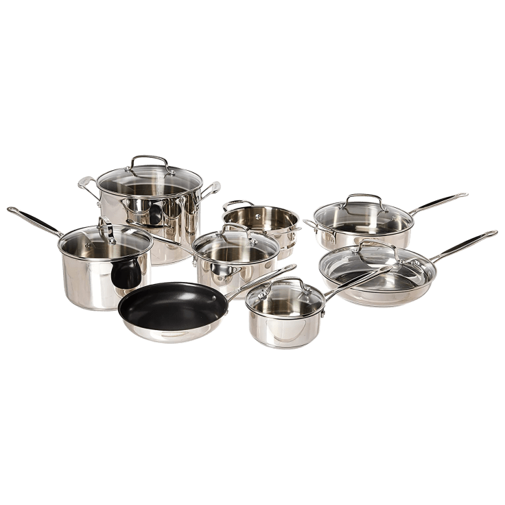 MorningSave 14Piece Cuisinart Chef's Classic Cookware Set