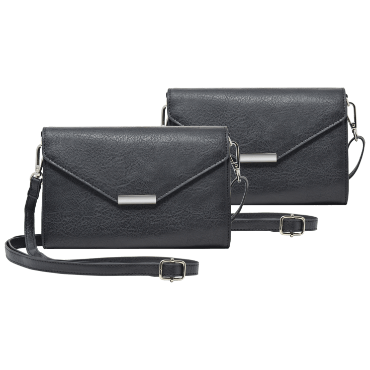 The Daily Crossbody in Black Mist Herringbone, Small Crossbody Messenger  Bags