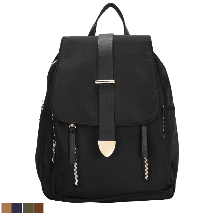 La terre fashion black backpack new arrivals