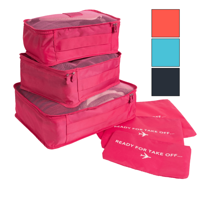 MorningSave: Glossmetics 6 Piece Luggage Packing Cubes
