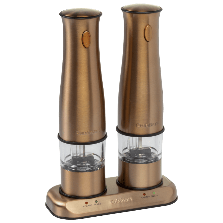 Cuisinart Rechargeable Electric Salt & Pepper Mill Set in Brushed