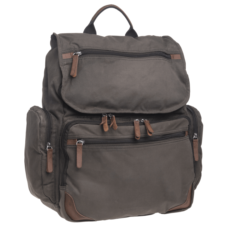 MorningSave Rugged Canvas Laptop Backpack by Dopp