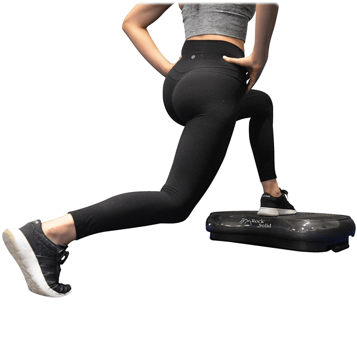 Rock Solid Fitness Whole Body Vibration Machine With Bonus Resistance Bands