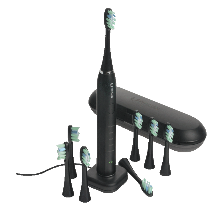 MorningSave Phylian 15 Sonic Electric Toothbrush with 8 Brush Heads