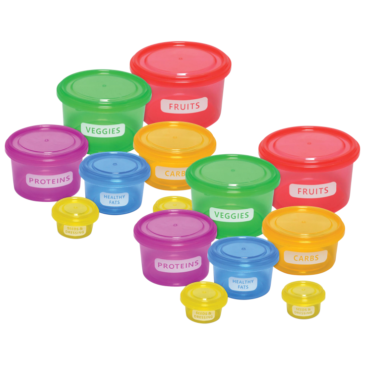 28-Piece Eternal Home Nesting Portion Control Containers