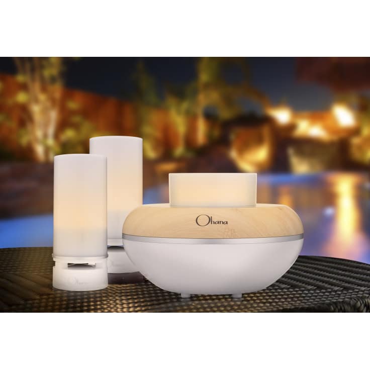 BEM Wireless Ohana Island Twilight Bluetooth Speaker System and Light Bundle