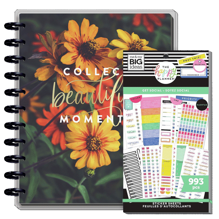 MorningSave The Happy Planner Dated 18 Month Big Size + Sticker Book