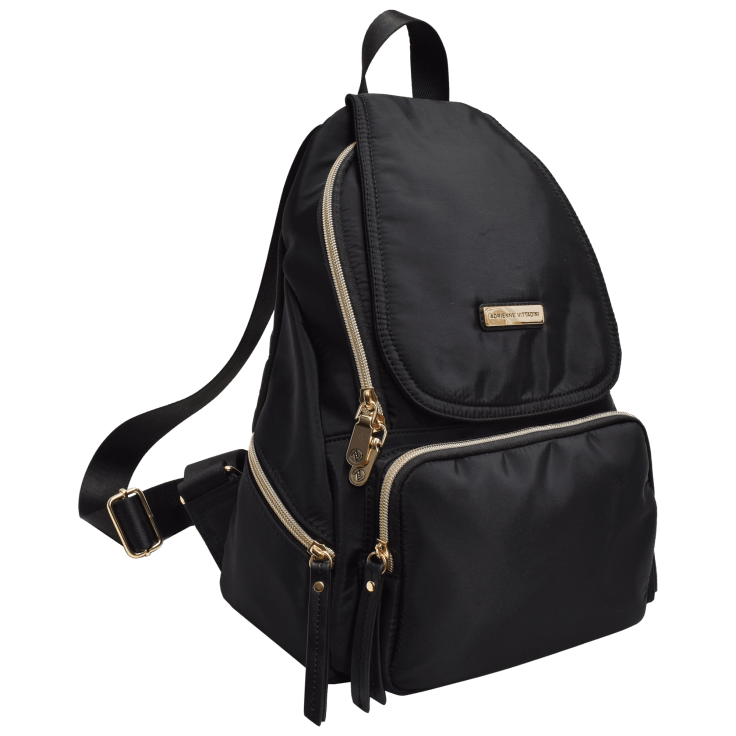 Adrienne Vittadini Smooth Nylon Fashion Backpack