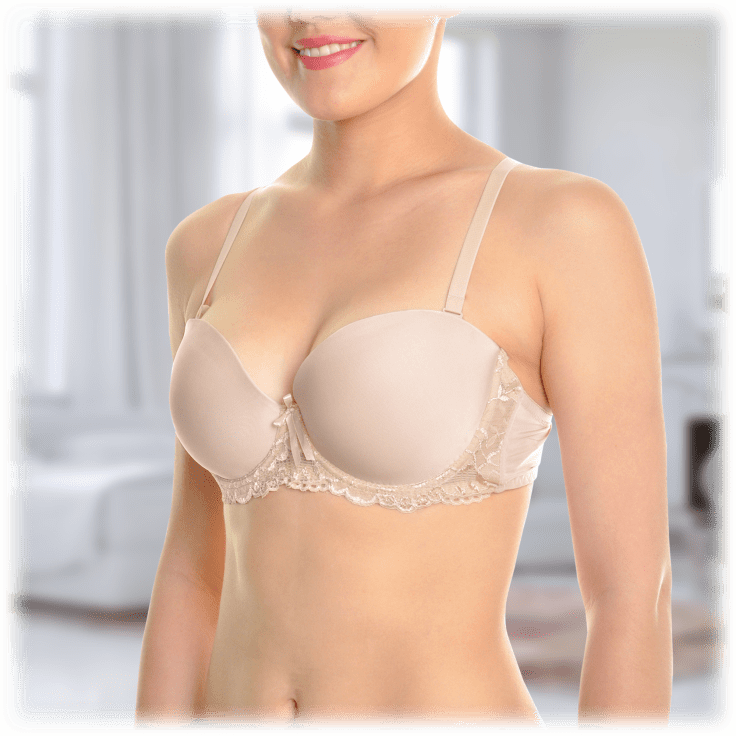 Morningsave 6 Pack Angelina Wired Convertible Bras With Lace Accent Detail 