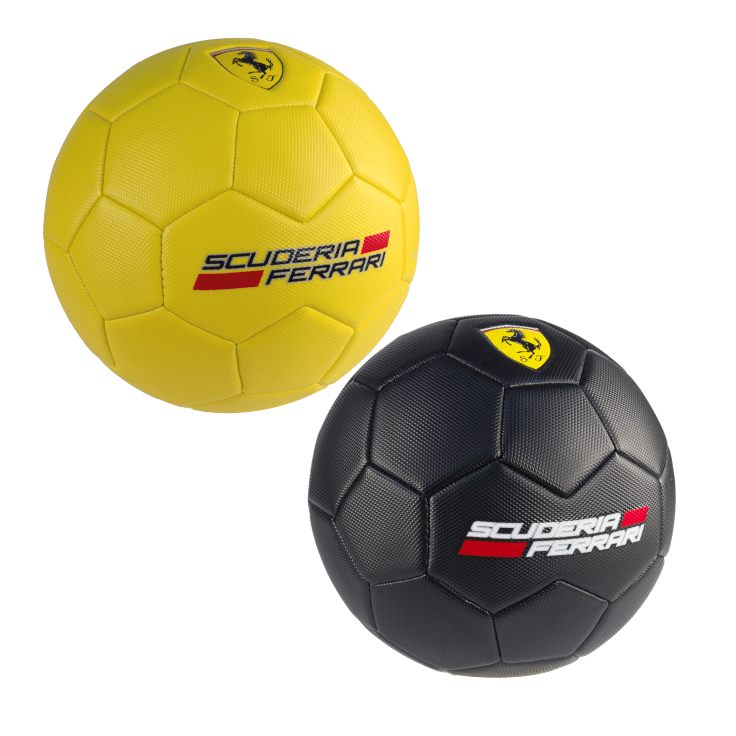 OFFICIAL SCUDERIA FERRARI FOOTBALL SOCCER BALL SPORTS SIZE 5 BLACK YELLOW  RED