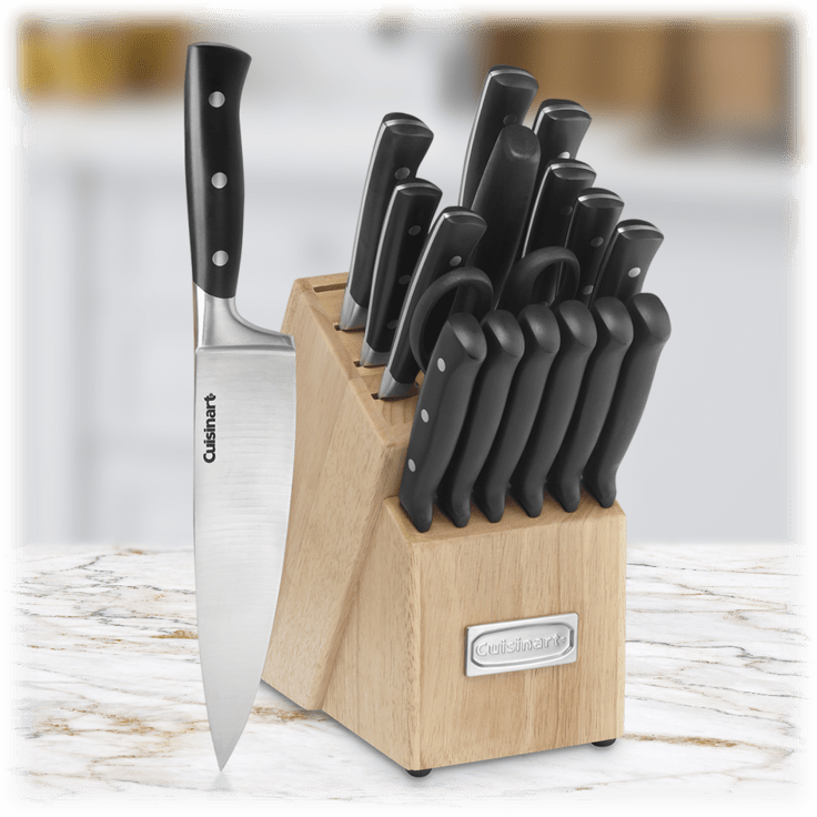 MorningSave: Cuisinart Classic 15-Piece Stainless Steel Knife Block Set