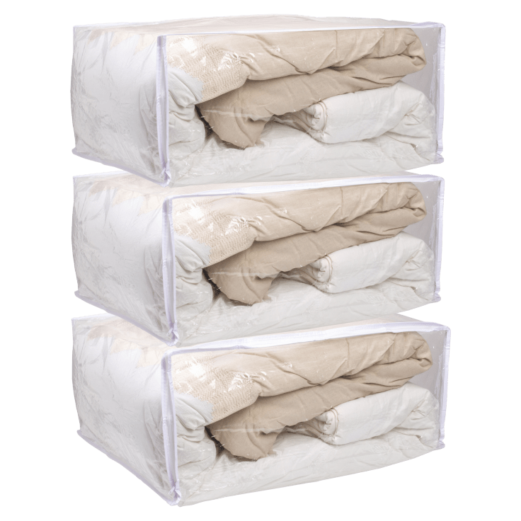MorningSave: 3-Pack: Simply Essential Clear Comforter Protector Storage Bags  with Zipper