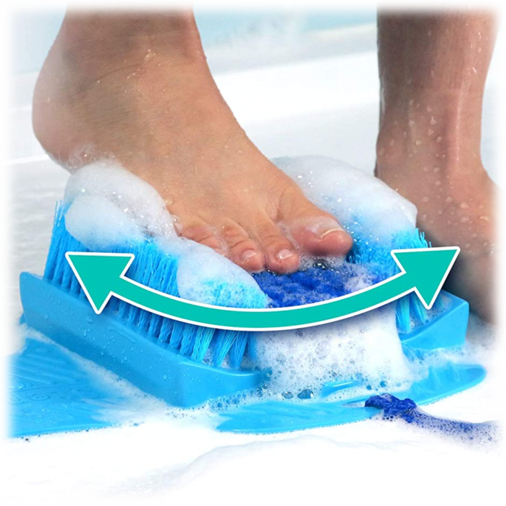MorningSave Fresh Feet Foot Scrubber Deluxe with Pumice Stone