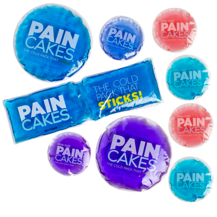 PAINCAKES® Mini Cold Packs - Two Count of Small Reusable Cold Packs