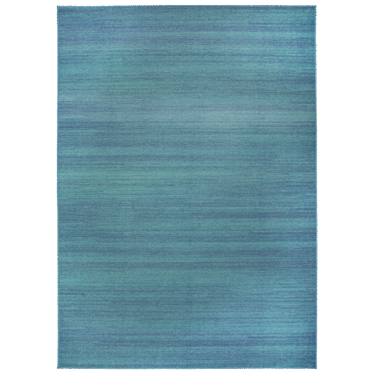 My Magic Carpet Machine Washable Runner Rug Ramage Blue 2.5x7 