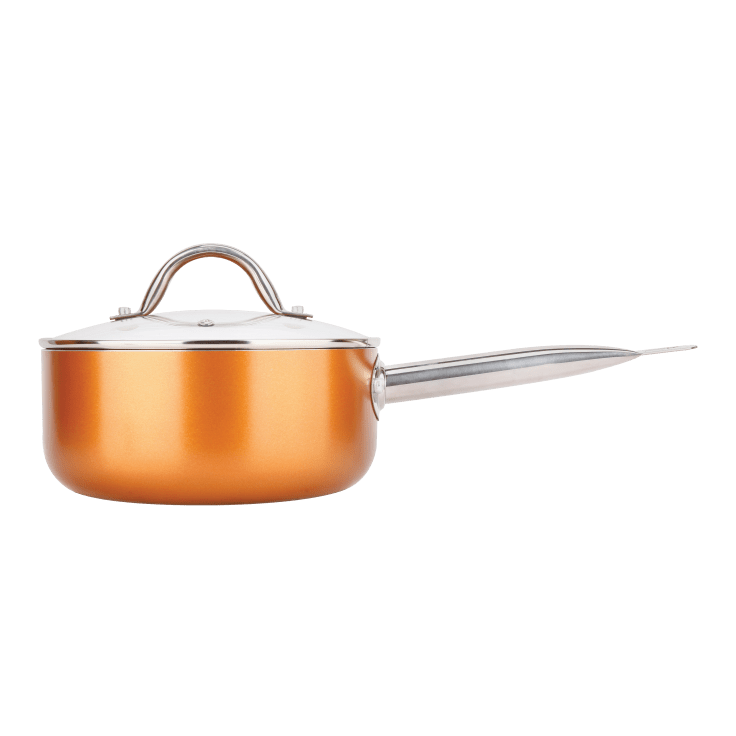 MorningSave Copper Luxury 10Piece Copper Cookware Set