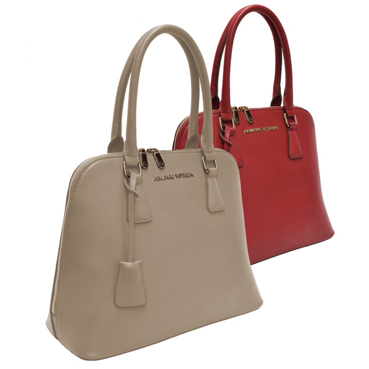 MorningSave Adrienne Vittadini Sleek Classic Dome Satchel