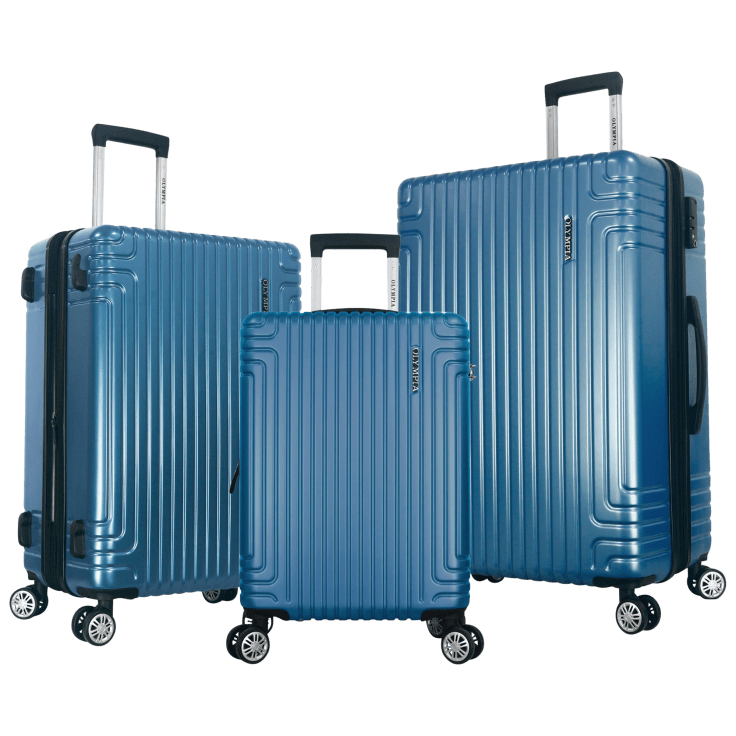 MorningSave Olympia USA Gulliver 3Piece Hardside Spinner Luggage Set