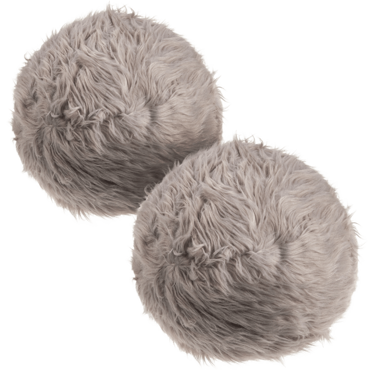 homedics sqush faux fur massage pillow