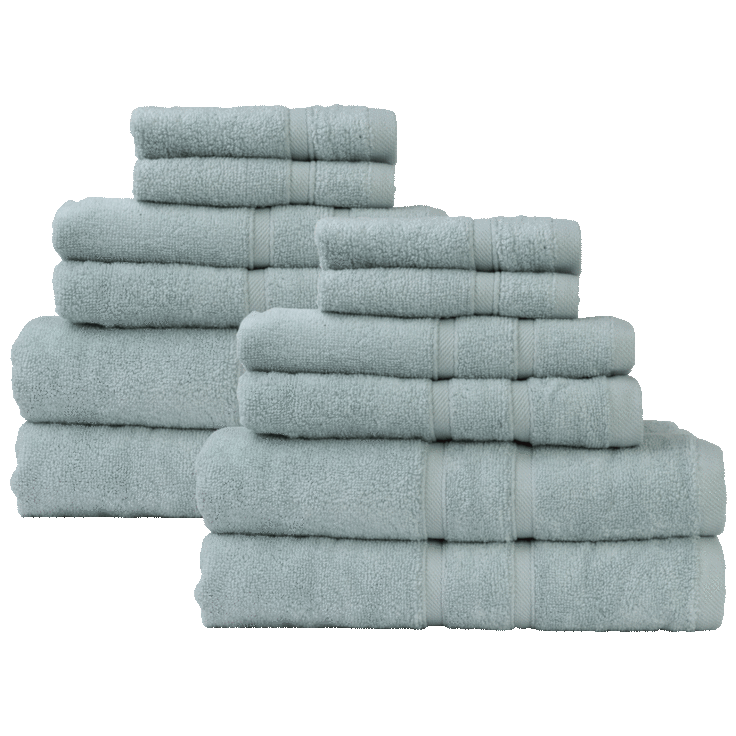 12-Piece US Polo Assn Super Soft 100% Cotton Towel Set