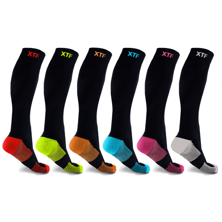 MorningSave: 6-Pack: XTF Copper-Infused Compression Socks