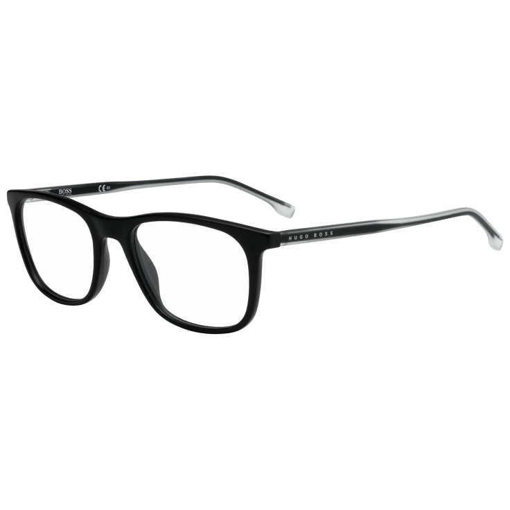 SideDeal: Hugo Boss Eyeglasses with Black Acetate Rectangular Frames ...
