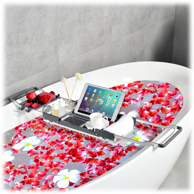 MorningSave ToiletTree Products Aluminum Bath Tub Caddy and Hanging