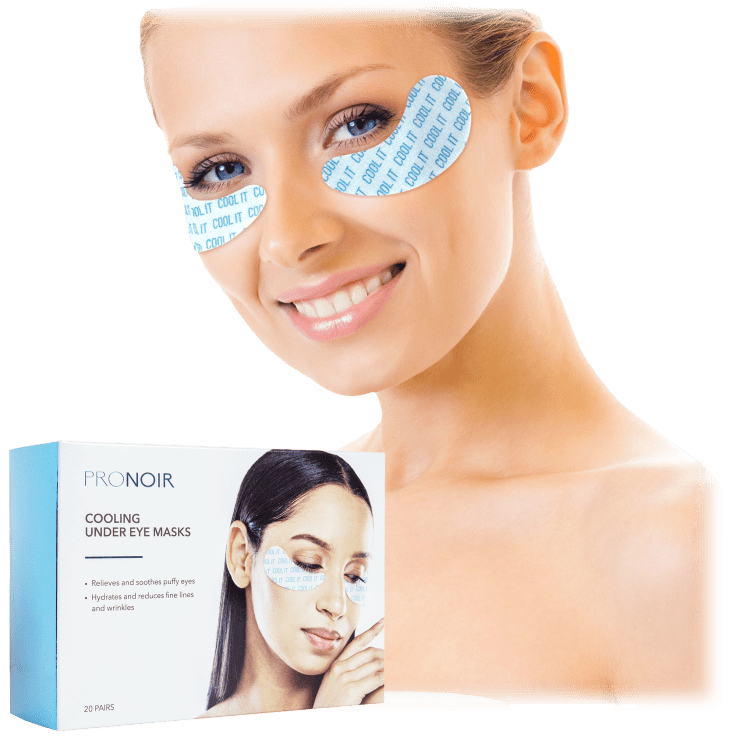 MorningSave 20Pack ProNoir Cooling Under Eye Masks