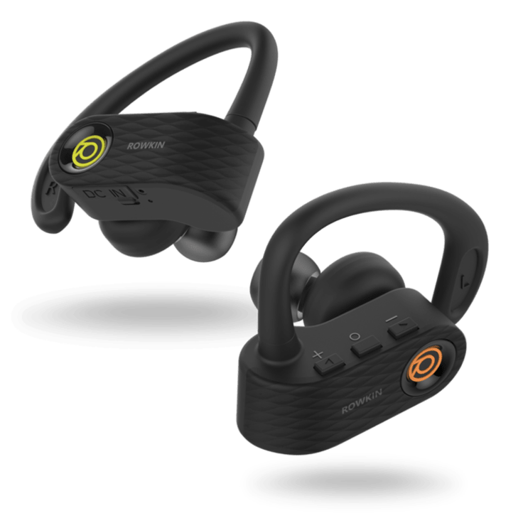 Mini Plus In-Ear Headphones 12 Black Ear tips Earbuds for ROWKIN Mini