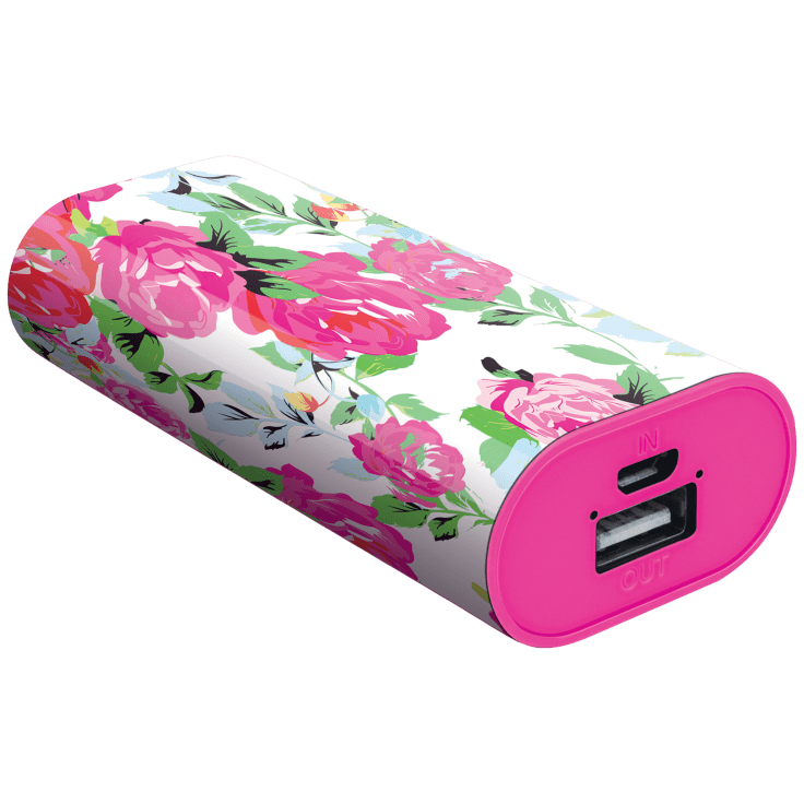 MorningSave: The Macbeth Collection 4000 mAh Floral Printed Power Bank