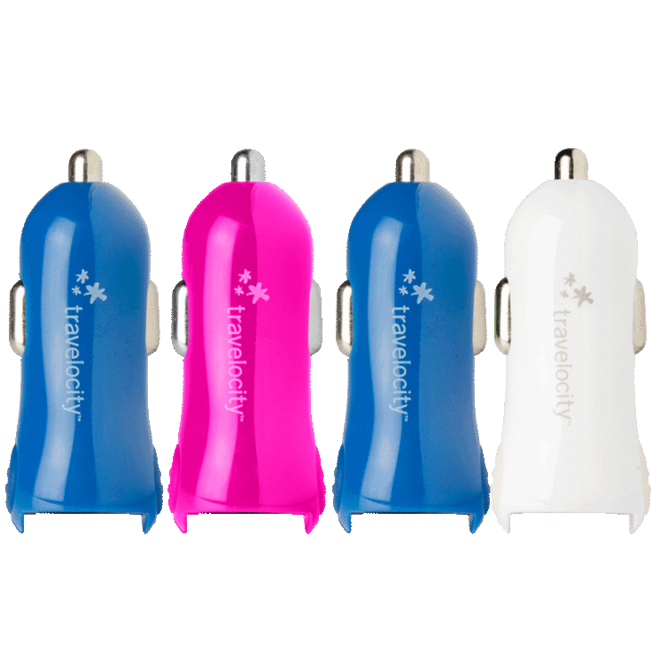 SideDeal 4 Pack Travelocity 2Amp USB Car Charger